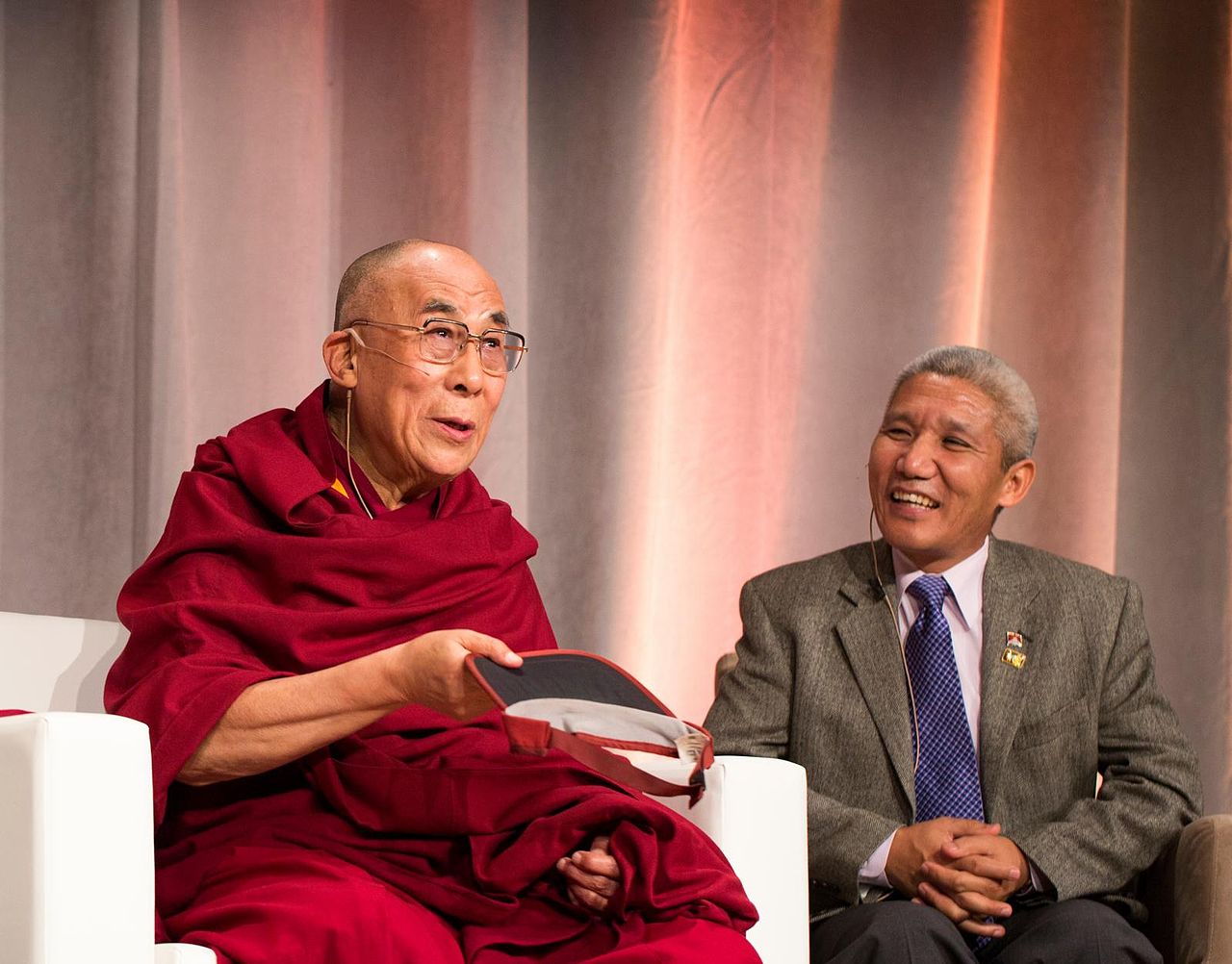 Далай-лама и Тубтен Джинпа
